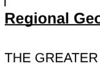 Regional Geography Notes LC Greater Dublin Area