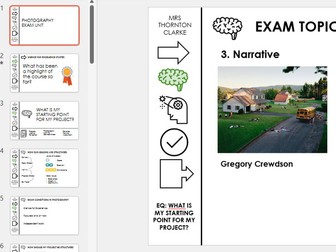 AQA Photography Exam Unit Power Point