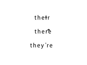 There/Their/They're Gap Fill Worksheet