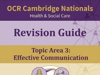 R032 TA3 Revision Guide - Communication