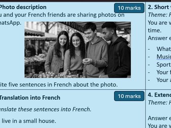 AQA style writing revision