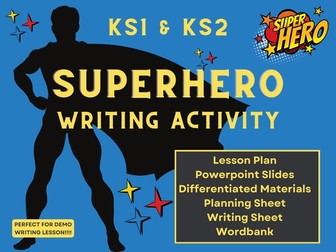 Superhero Reading Activity (AMAZING Demo Lesson!)