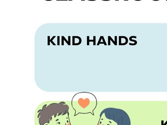 Simple class rules EYFS retro