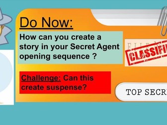 Year 7 Secret Agents Lessons 1-5