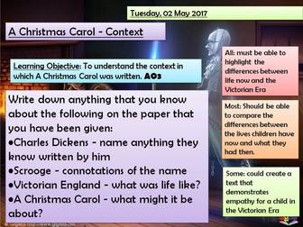 A Christmas Carol Edexcel