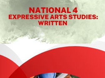 National 4 Expressive Arts Studies bundle