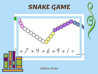Montessori Snake Game Strips