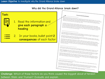 Edexcel: The Breakdown of the Grand Alliance