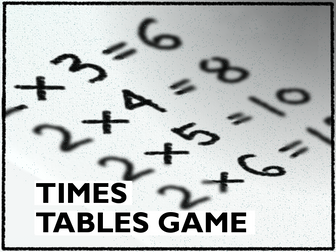 Times Tables Quiz / Compatible with #GoForItApp