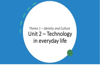 Context 1 - Technology in every day life - AQA GCSE