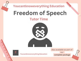 Freedom of Speech Tutor Time
