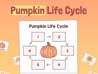 Pumpkin Activity | Life Cycle of Pumpkins Craft Worksheet – Fall, Autumn Science