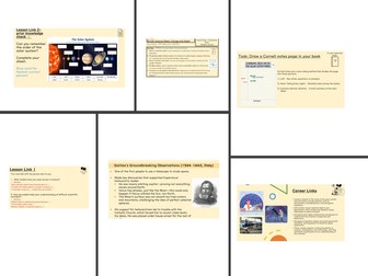 British Science Week 2025 Lesson (NO PRACTICAL)