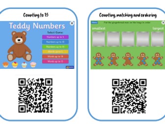 QR Codes for Math Games