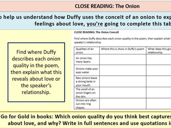 Relationship Poems Scheme - WJEC English Lit and Lang