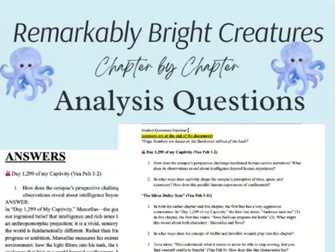 Remarkably Bright Creatures by Shelby Van Pelt: Chapter Questions & Answer Key