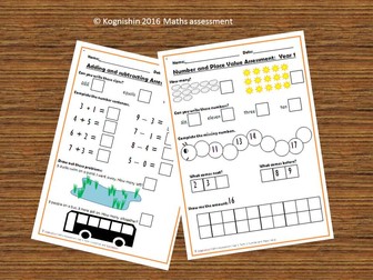 Reception Summer term - Year 1 Autumn Maths assessment: Number