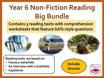 Year 6 Non-Fiction Reading Comprehension Bundle