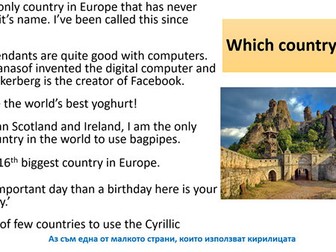 Geography Starter - Which Country Am I? (Pack 3)