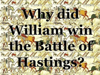 The Norman Conquest: Why did William the Conqueror win the Battle of Hastings in 1066?