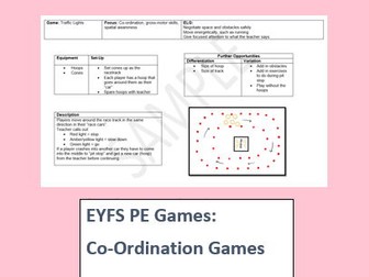 EYFS PE Game Traffic Lights (Example Resource)