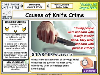 Knife crime and safety