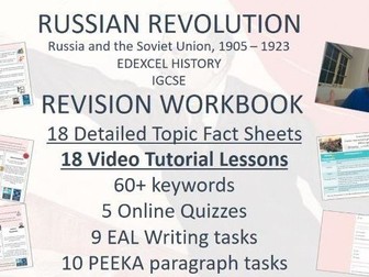 Russian Revolution IGCSE History Workbook – 18 Lessons