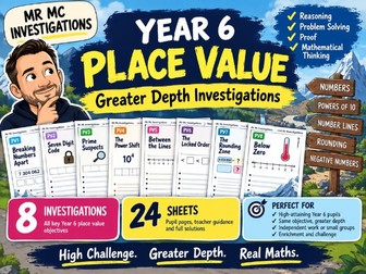 Year 6 Greater Depth Place Value Investigations