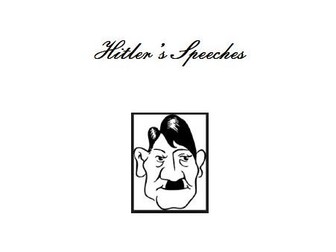 Hitler's Key Speeches