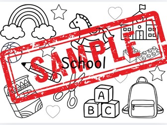 Back to School Colouring