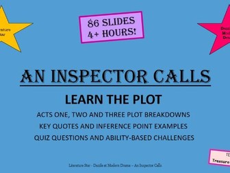 An Inspector Calls PLOT PPT 86 slides