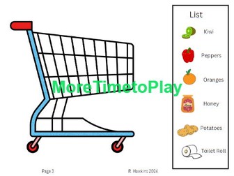 The Shopping Game Activity Pack/ Role play