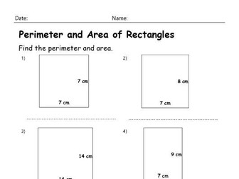 Geometry & Measurement Worksheets