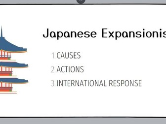 The move to global war: Japan