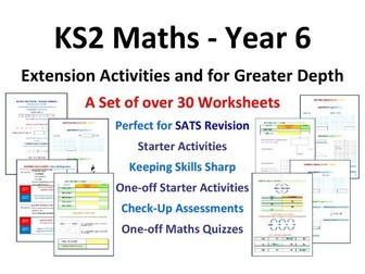 KS2 Maths Greater Depth Skills Worksheet Pack