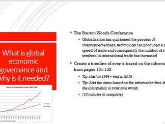 The IMF and the World Bank - Edexcel Global Politics