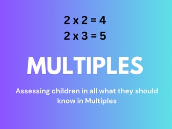 Multiples, common multiples and LCM