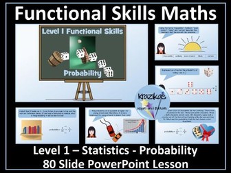 Probability Powerpoint Lesson - Level 1 Functional Skills Maths