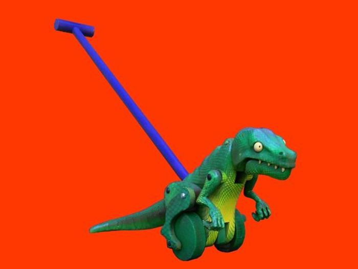 push along dinosaur