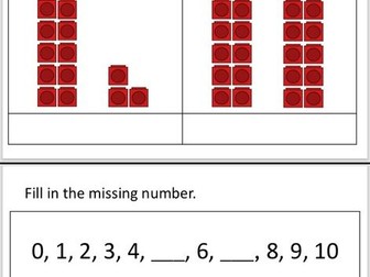 KS1 early number activities - 1 - 20