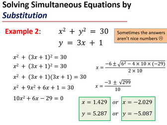 Edexcel GCSE (9-1) Maths Higher - Unit 9 Equations and Inequalities