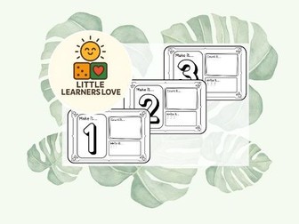 Make it, Count it, Write it