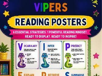 Complete VIPERS Reading Posters Display