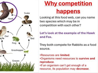 B7 Ecology - L2 Interdependence and Competition