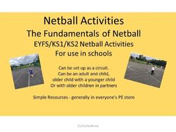 KS2/1 EYFS Netball Activities No. 2