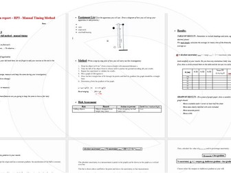 Report Template - A-level Physics Practicals