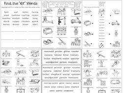 er digraph | Teaching Resources