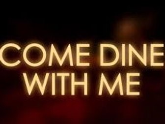 Come Dine With Me - Numeracy Project - 6 Lessons+