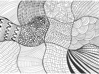 Patterns: Colouring Page