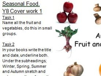 COVER/ INTERVIEW LESSON -Seasonal food